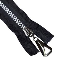 Молния тракторная тип 5 Блэк-никель "Акулий зуб"