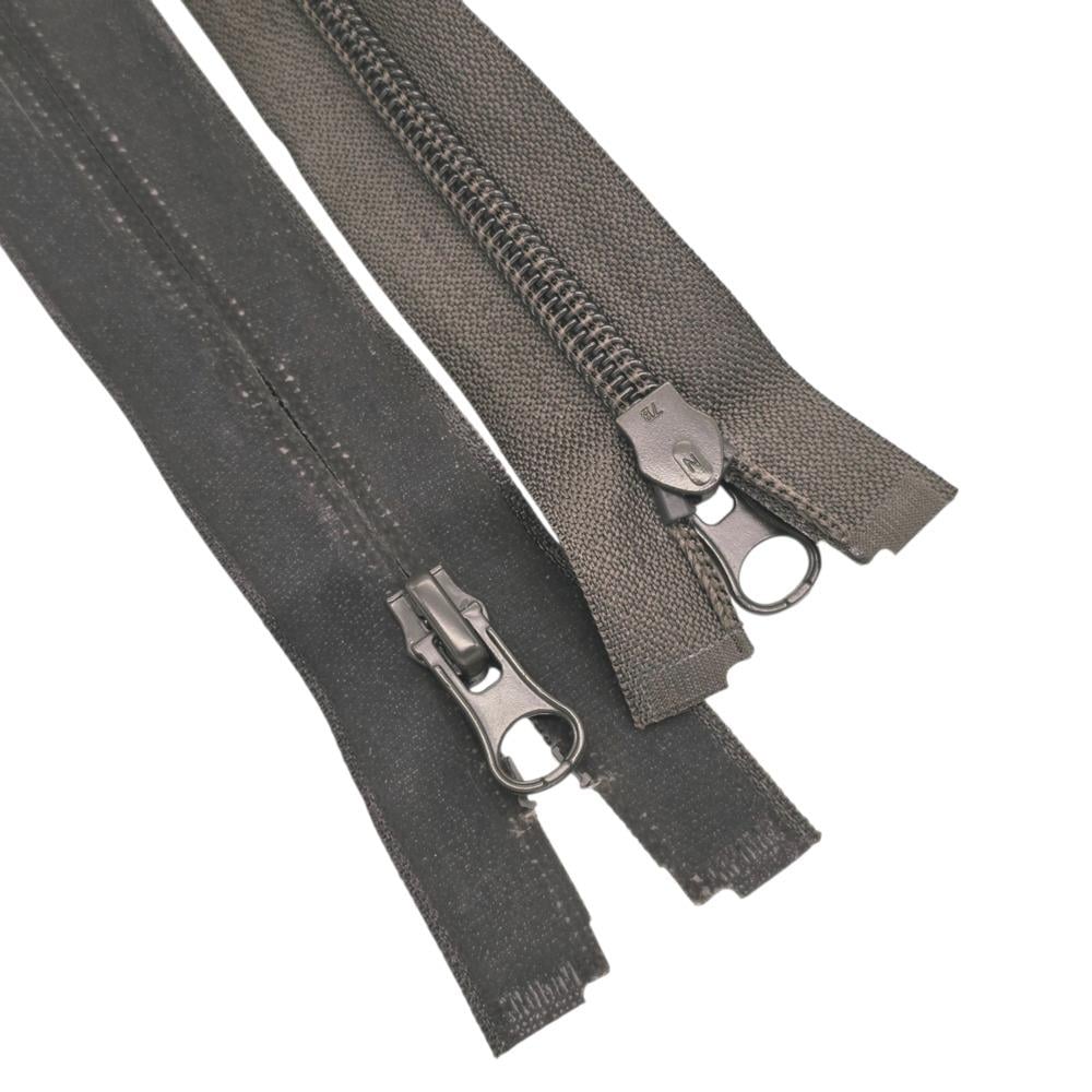 Застібка-блискавка прогумована тип 7 Хакі (Майже чорна)