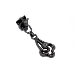 Бегунок для тракторной молнии тип 5 Блэк-никель №212